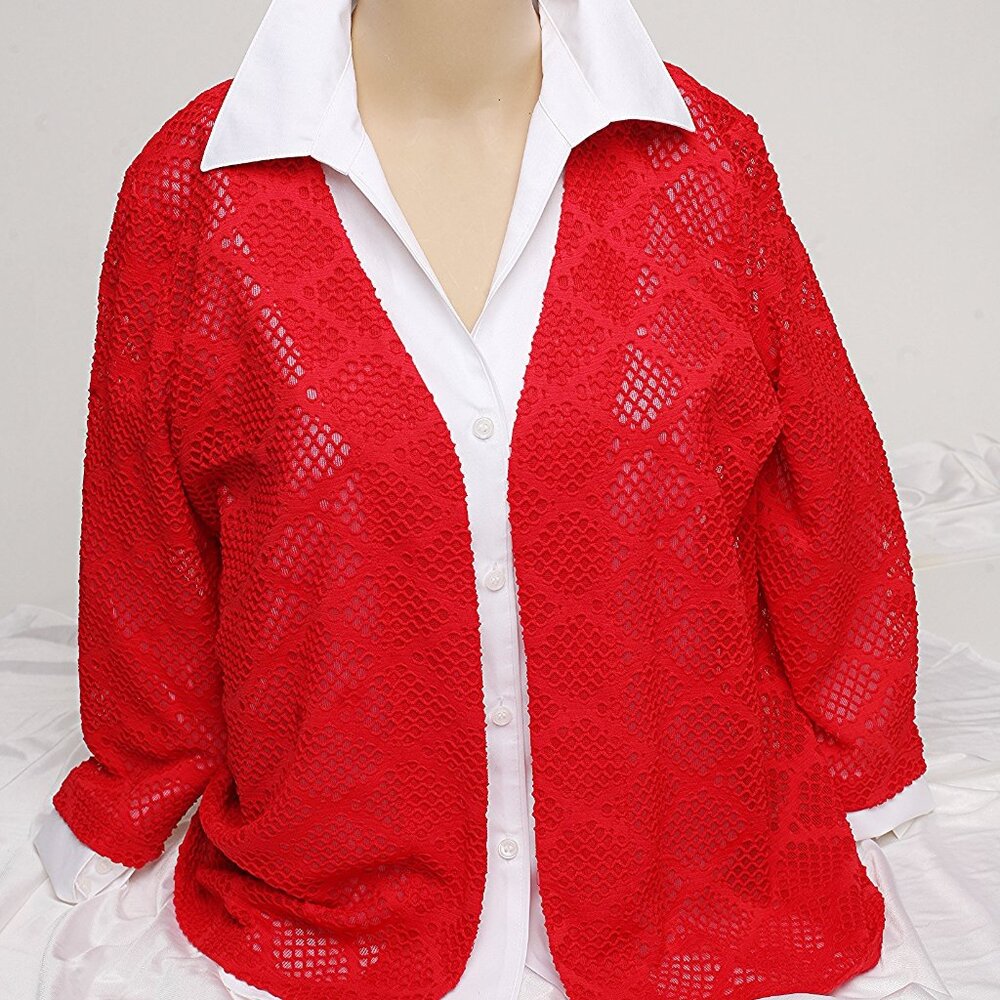 Chico's Red Lightweight Jacket Size 0 or small NWT